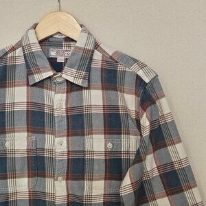 J.Crew Wallace & Barnes Flannel Plaid Button Down Slim M